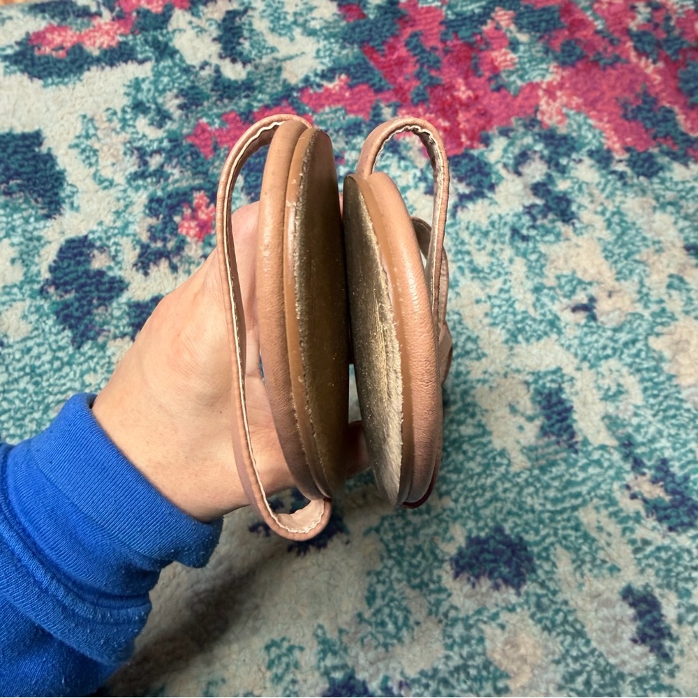 Lulus Darryian Light Nude Ankle Strap Flat Sandals - Picture 4 of 6